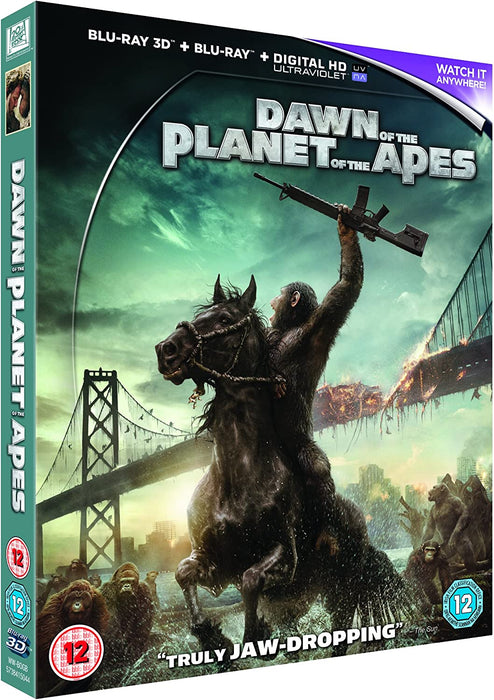 Dawn Of The Planet Of The Apes 3D BD