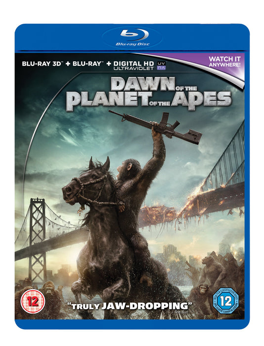 Dawn Of The Planet Of The Apes 3D BD