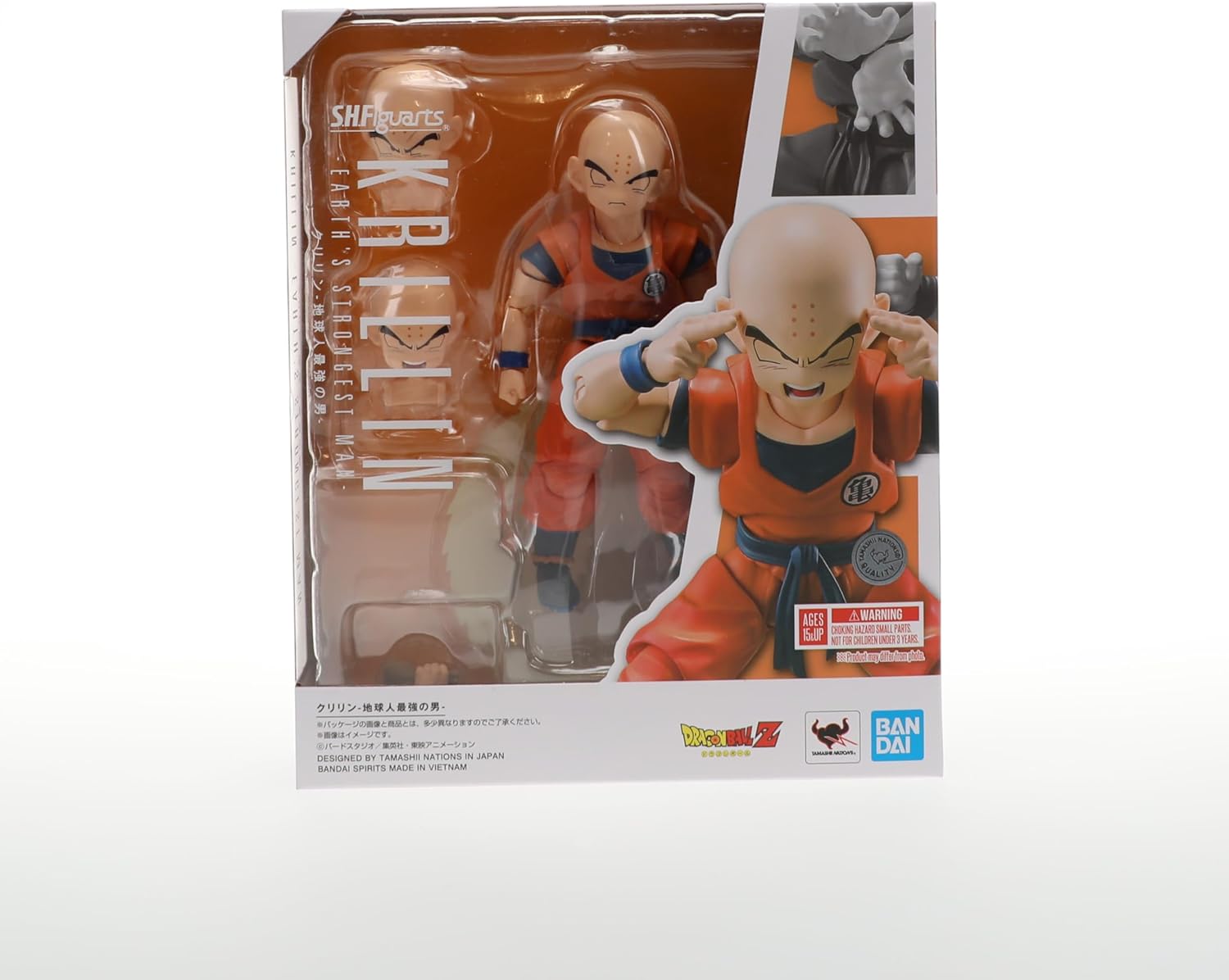 Tamashi Nations - DragonBall Z - Krillin Earth's Strongest Man, Bandai Spirits S.H.Figuarts
