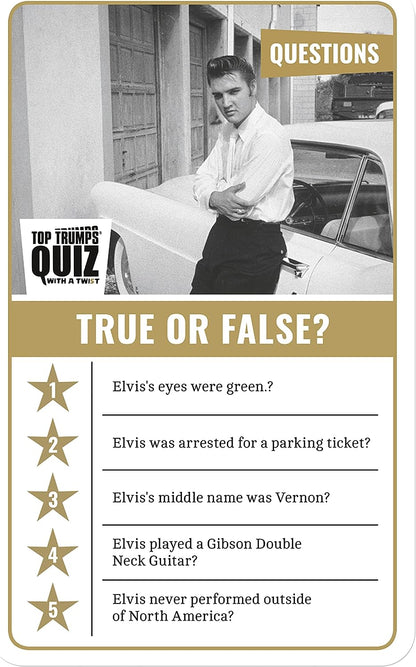 Winning Moves Quiz Elvis Top Trumps