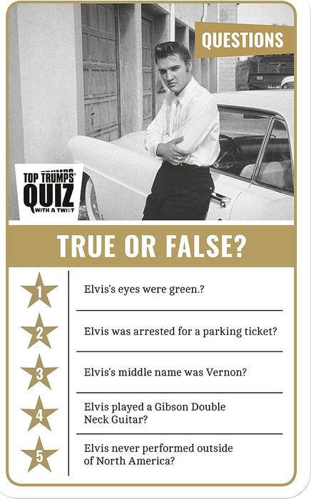 Winning Moves Quiz Elvis Top Trumps