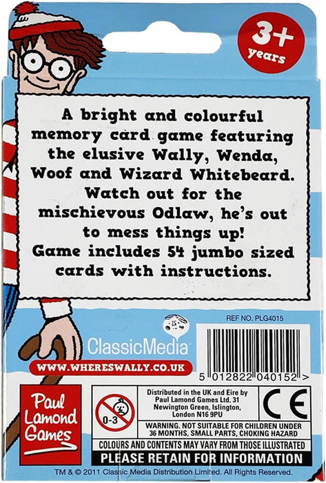 Paul Lamond 4015 Where's Waldo/Where's Wally Card Game