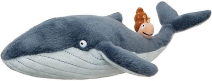 AURORA Snail and The Whale Soft Toy, 61238, 7in, Grey, for Fans of The Book by Julia Donaldson and Axel Scheffler, Blue
