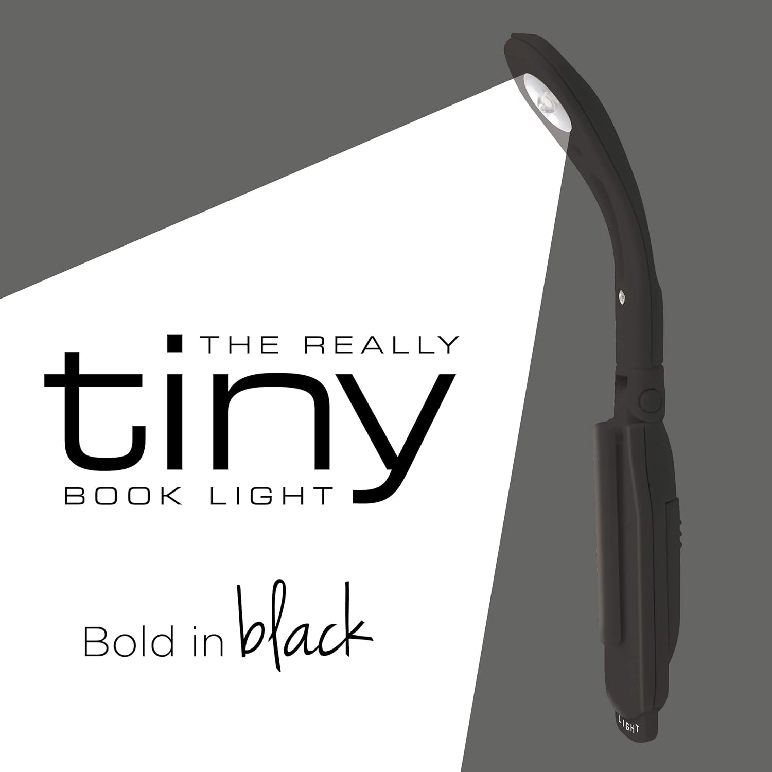 IF Really Tiny Book Light (Black) – Compact Reading Lights for Books in Bed – Flexible Book Light Clip On – A Great Book Lamp with Batteries Included (Pack of 2) Black One Size (Pack of 2