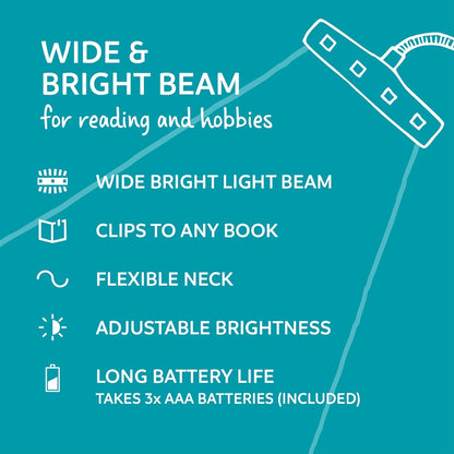 The Really Bright Book Light - White