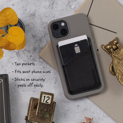 If Bookaroo Phone Pocket, Accessory Credit Card Case, 10 cm, Black
