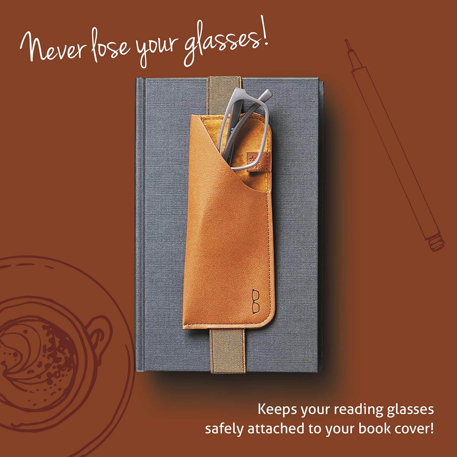 Glasses Case Brown