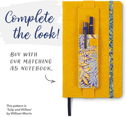 IF V & A Bookaroo Pen Pouch Morris Tulip & Willow, Yellow, One Size