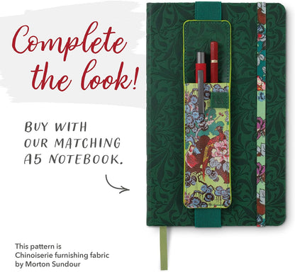 IF V & A Bookaroo Pen Pouch Sundour Pheasant, Green