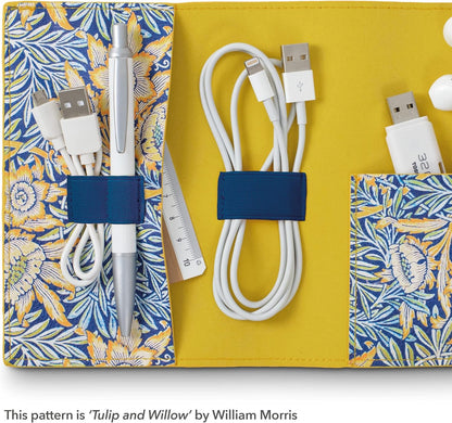 IF V & A Bookaroo Tech-Tidy Morris Tulip & Willow, Yellow, One Size