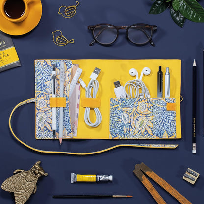 IF V & A Bookaroo Tech-Tidy Morris Tulip & Willow, Yellow, One Size