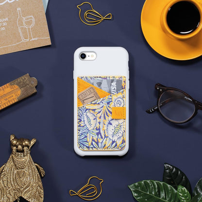IF V & A Bookaroo Phone Pocket Morris Tulip & Willow,Yellow,One Size