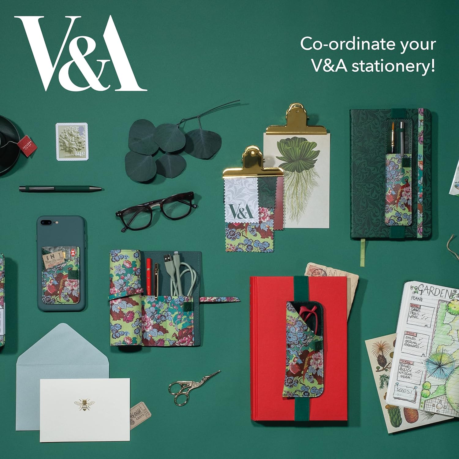 V & A Bookaroo A5 Journal Sundour Pheasant