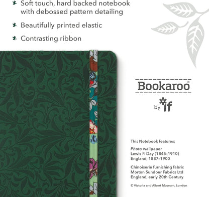 V & A Bookaroo A5 Journal Sundour Pheasant