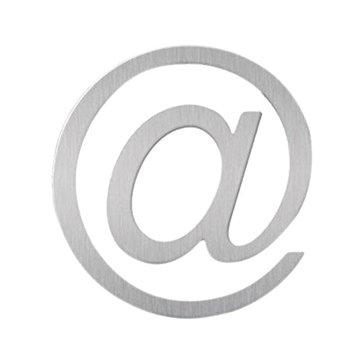 IF Metal Bookmark in Shape of @, Stainless Steel
