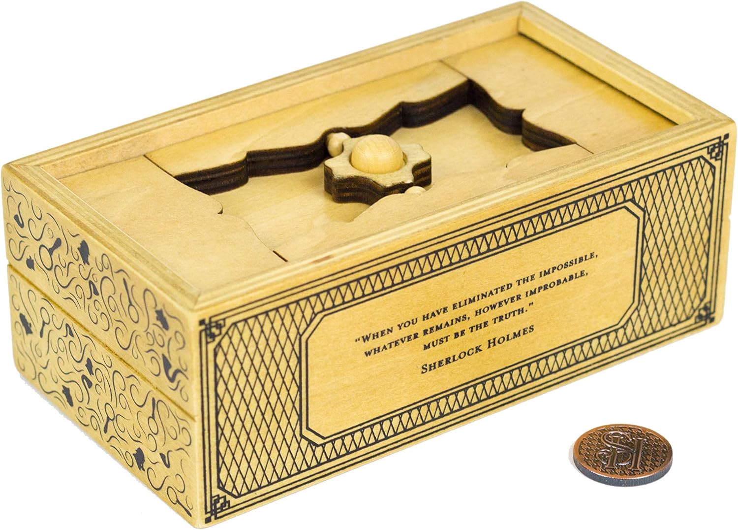 Herrschners-SH4351 Case of The Treasury Safe , Multicolor, único (Professor Puzzle SH0674US