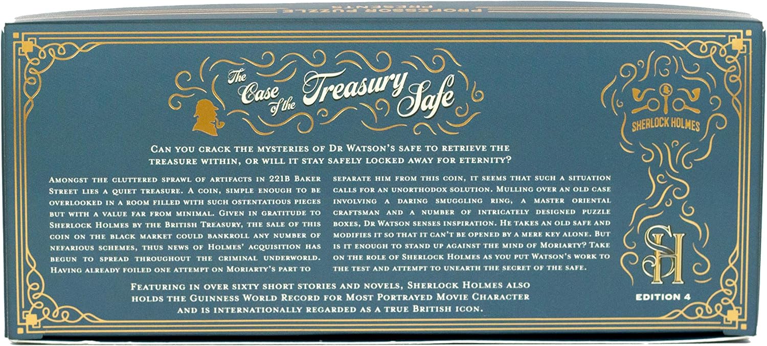 Herrschners-SH4351 Case of The Treasury Safe , Multicolor, único (Professor Puzzle SH0674US