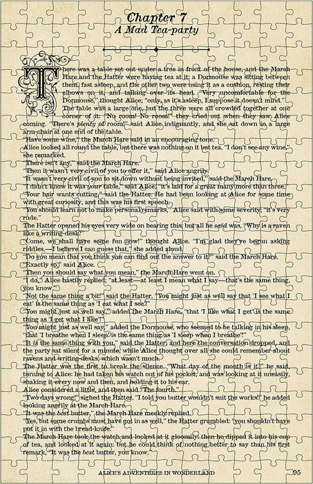 Professor PUZZLE-JL5209 Alice in Wonderland, Multicolor, único (JL5209