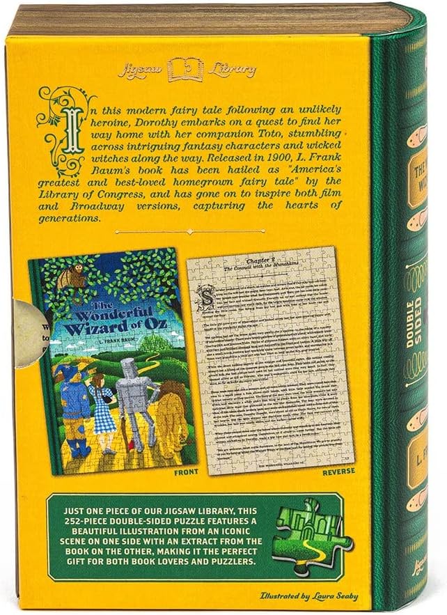 Professor Puzzle | The Wonderful Wizard of Oz (252 Piece Puzzle) | Puzzle | Ages 8+ | 1+ Players