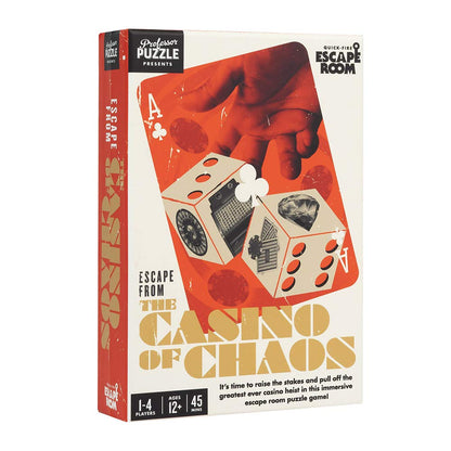 Escape from The Casino of Chaos - Escape Room Game - Multiplayer Brain-Teasing Game / Escape The Room Game by Professor Puzzle.