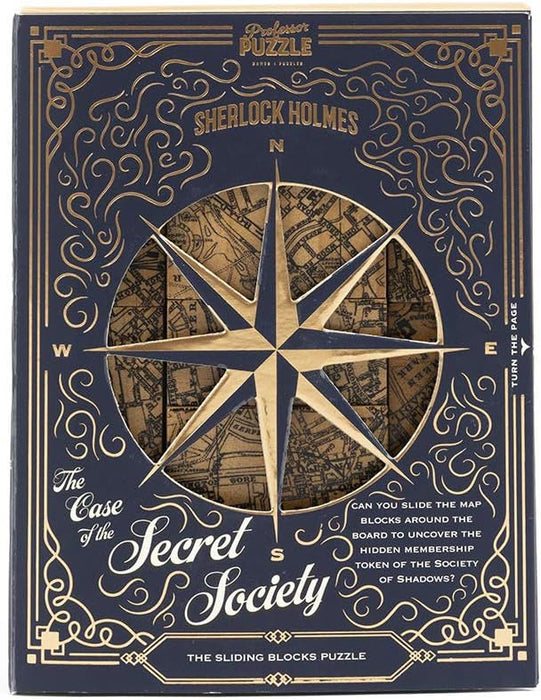 Professor Puzzle | Sherlock Holmes: The Case of the Secret Society | Puzzle Game | Ages 12+ | 1+ Players