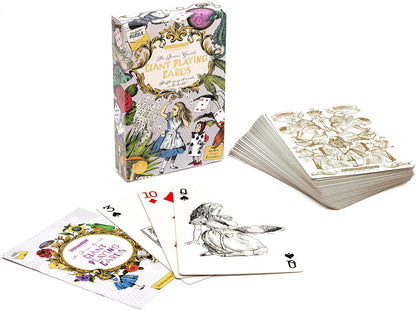 The Queen’s Guard Giant Playing Cards - Alice in Wonderland themed jumbo playing cards for all card games. Wonderland Games by Professor Puzzle.