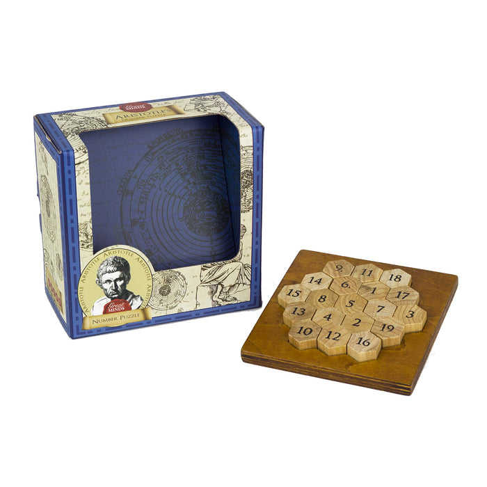 The Great Minds Range- The Minds Range 1095-Aristoteles, numérico, Multicolor (Professor Puzzle 1095