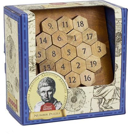 The Great Minds Range- The Minds Range 1095-Aristoteles, numérico, Multicolor (Professor Puzzle 1095