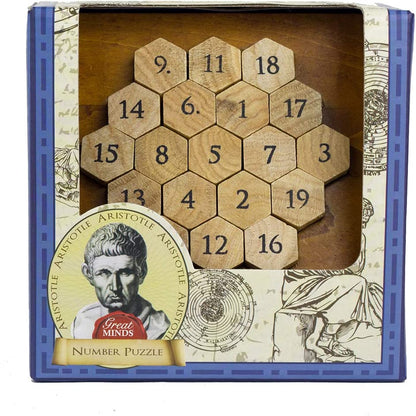 The Great Minds Range- The Minds Range 1095-Aristoteles, numérico, Multicolor (Professor Puzzle 1095