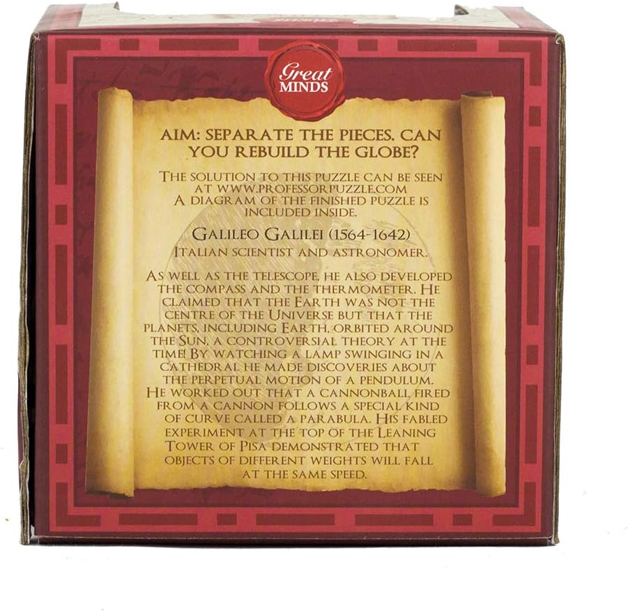 The Great Minds Range-GM1096 Puzzle Globo de Galileo, Color, único (Professor GM1096