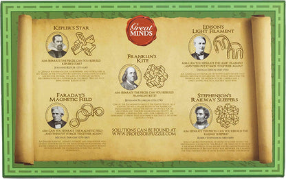 Great Minds Set of 5 Puzzles (Men