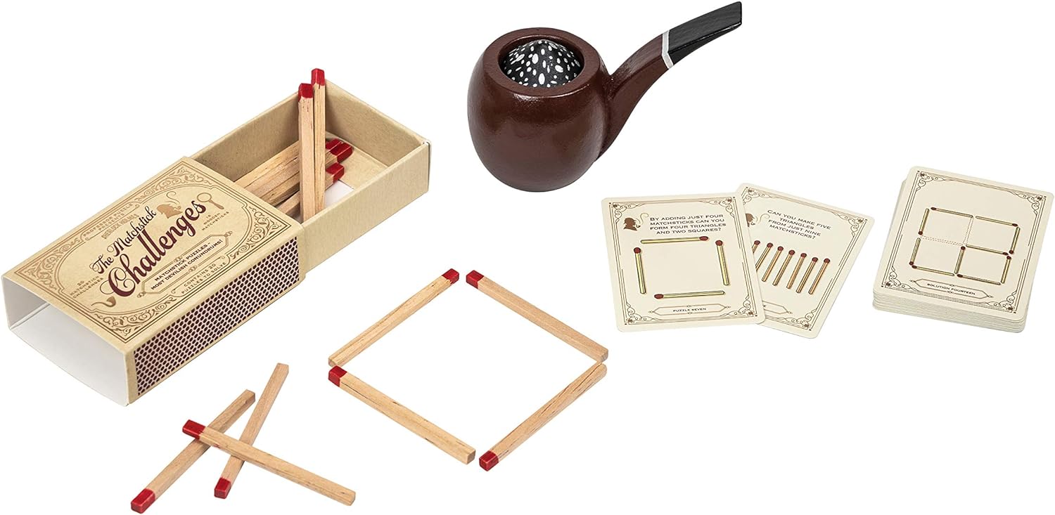 Professor Puzzle USA, Inc.- SH3944 Case of The Smoking Pipe, Color marrón, único (SH0413US