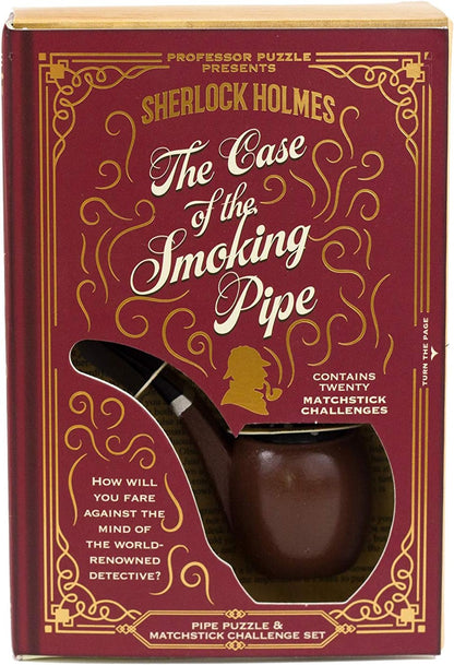 Professor Puzzle USA, Inc.- SH3944 Case of The Smoking Pipe, Color marrón, único (SH0413US