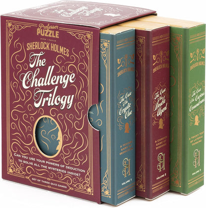 Professor Puzzle | Sherlock Holmes - The Challenge Trilogy | Mystery Brain Teaser | Ages 6+ | 1+ Players