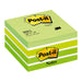 Post-it® Notes - Pastel Green - 1 Cube - 450 sheets - 76mm x 76mm