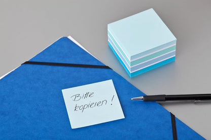 Post-It Notes, 2028B 76 x 76 mm - Pastel Blue, 1 Cube (450 Sheets