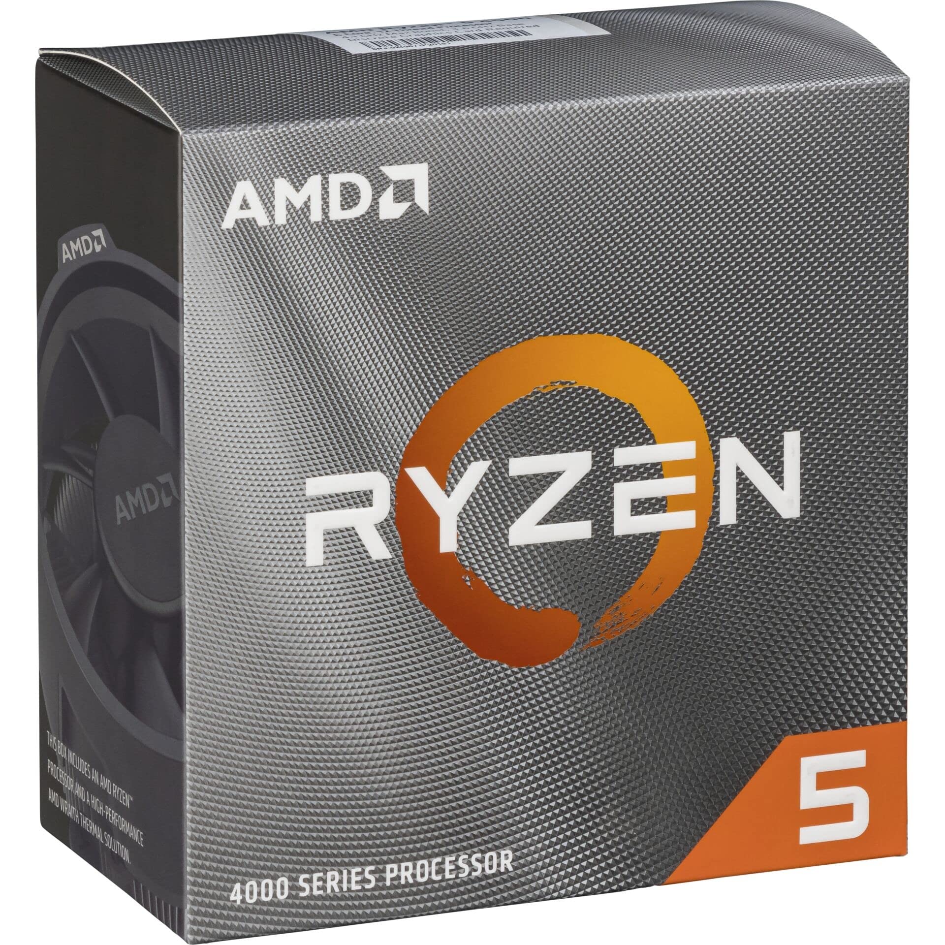 AMD Ryzen 5 4500 Desktop Processor, Black, (6 - Core/12 - Thread, 11 MB Cache, Up to 4.1 GHz Max Boost