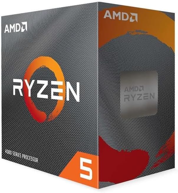 AMD Ryzen 5 4500 Desktop Processor, Black, (6 - Core/12 - Thread, 11 MB Cache, Up to 4.1 GHz Max Boost