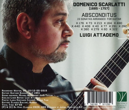 Scarlatti Absconditus 15 Sonatas For Guitar