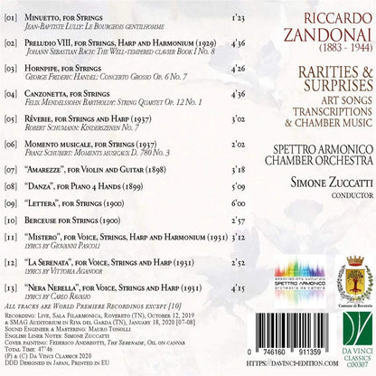 Rarities & Surprises: Art Songs Transcriptions & Chamber Music