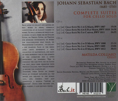 Bach: Complete Suites For Cello