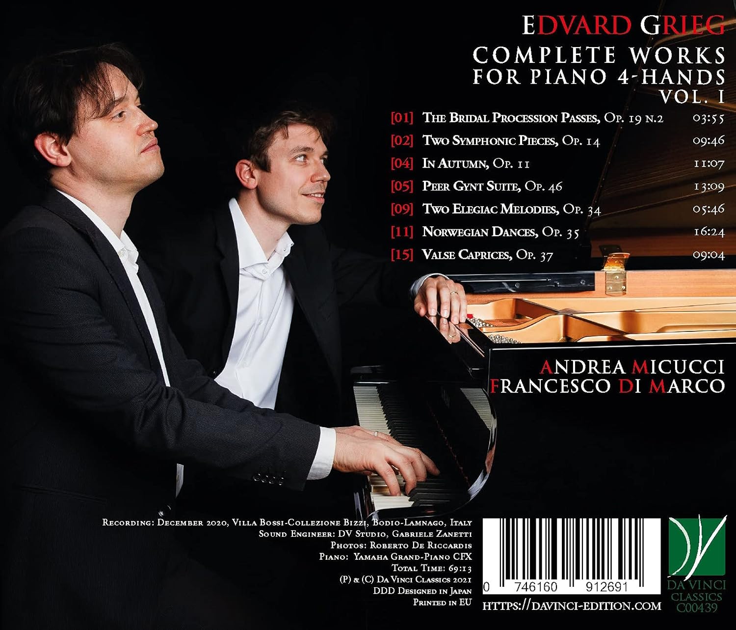 Grieg: Complete Music for Piano 4-Hands
