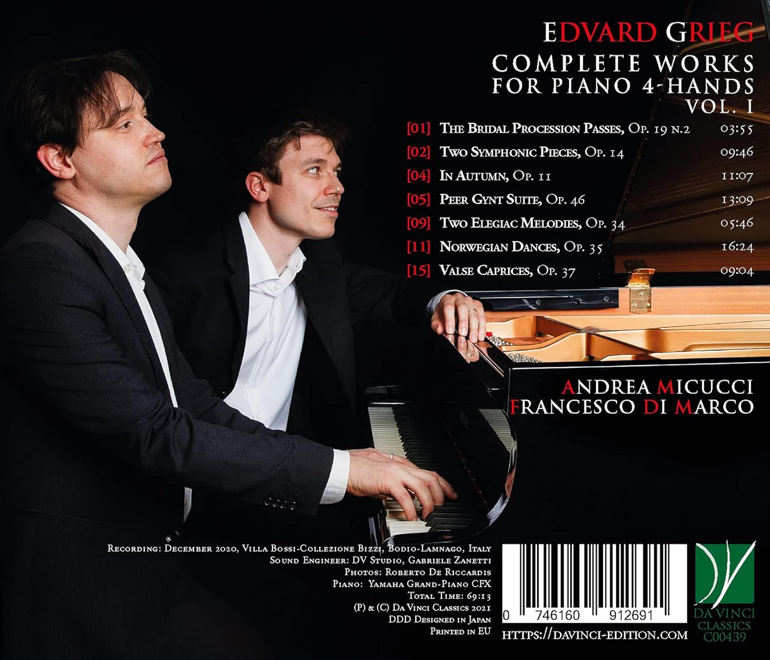 Grieg: Complete Music for Piano 4-Hands