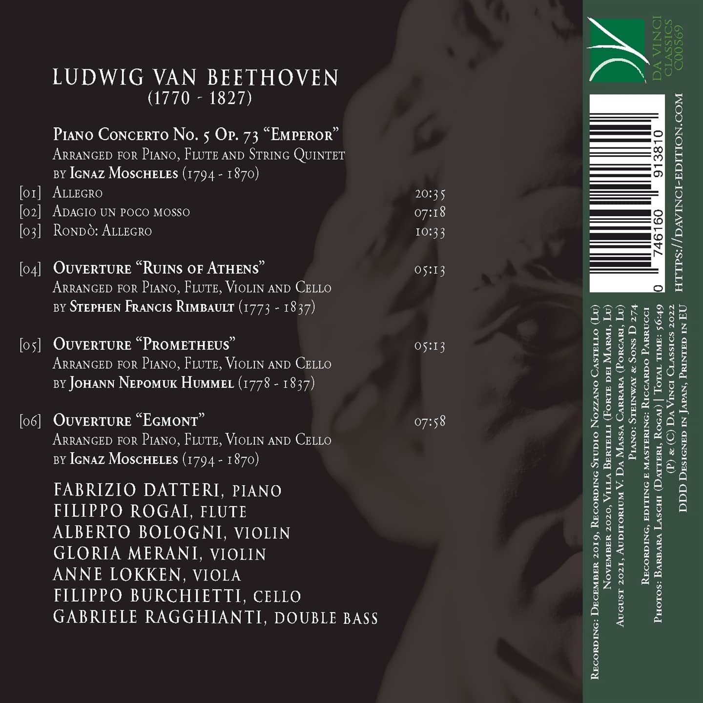 Concerto 5/Ouvert.(Arr.Hummel/+