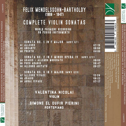 Mendelssohn: Complete Violin Sonatas