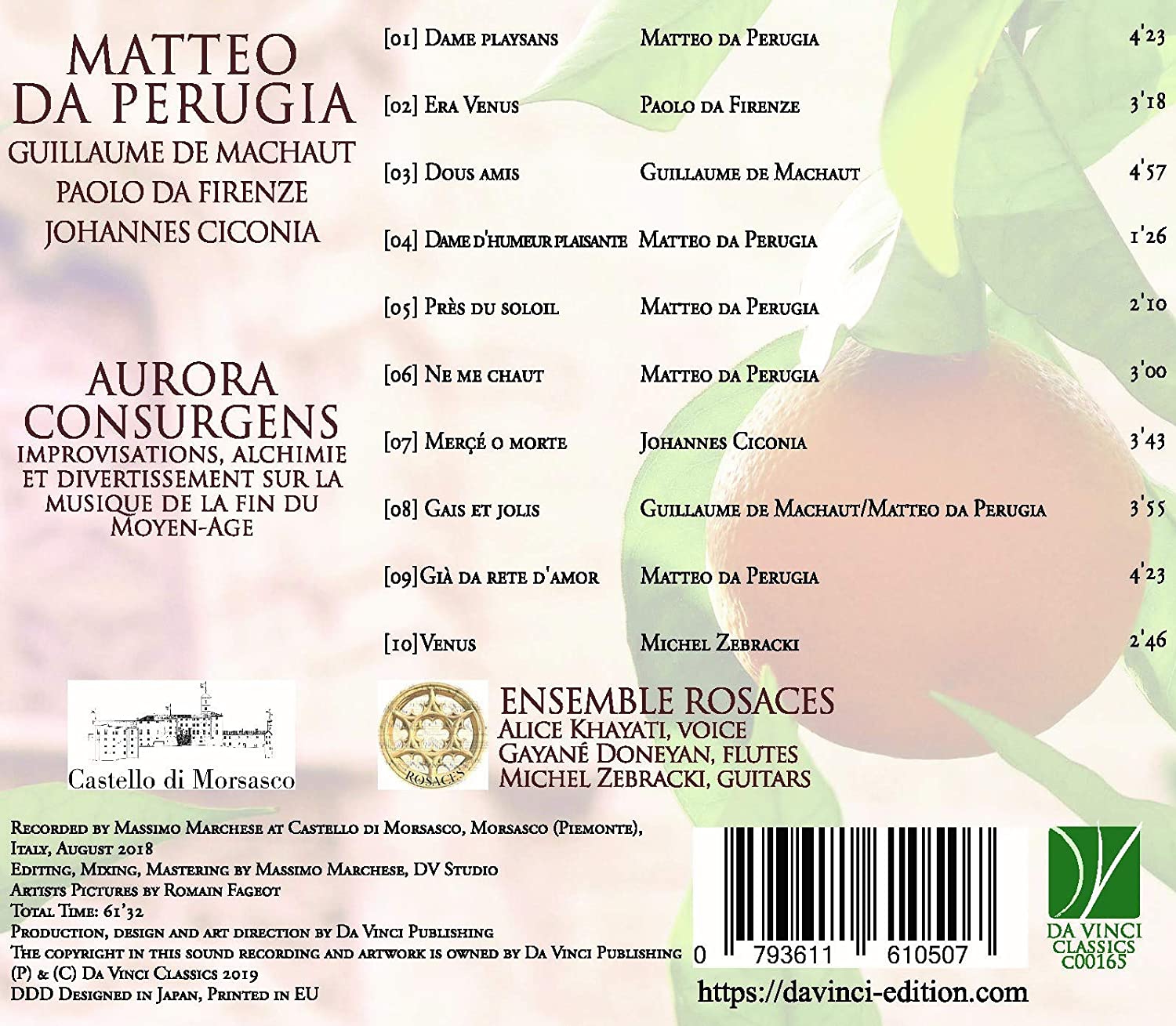 Matteo Da Perugia: Aurora Consurgens
