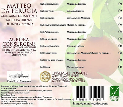 Matteo Da Perugia: Aurora Consurgens