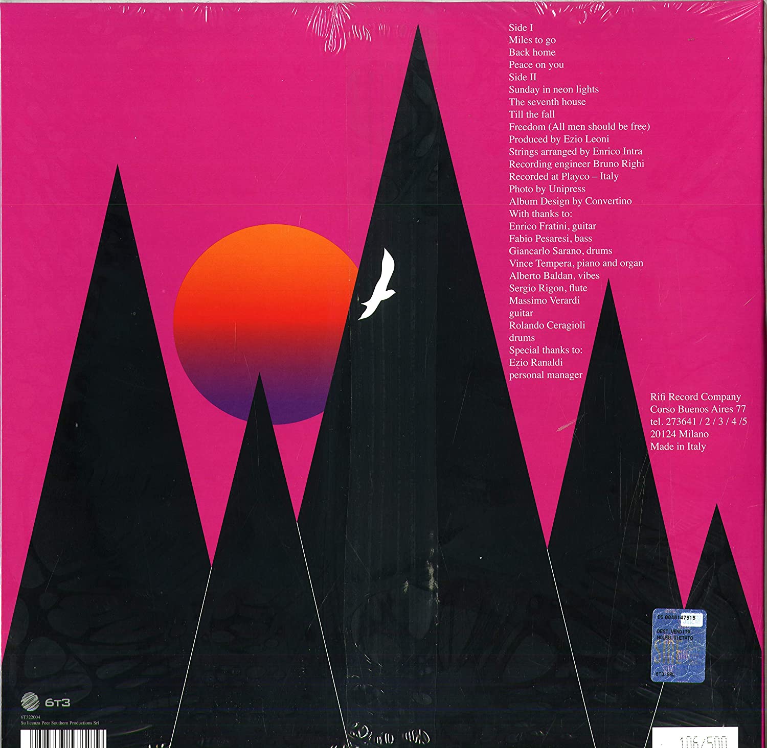 Peace on You r. Vinile Numerato Hq t. t.
