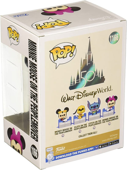 Funko Pop! Disney: WDW50- People Mover Minnie Mouse - Disney World 50th Anniversary - Collectable Vinyl Figure - Gift Idea - Official Merchandise - Toys for Kids & Adults - Movies Fans