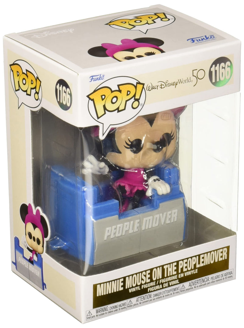 Funko Pop! Disney: WDW50- People Mover Minnie Mouse - Disney World 50th Anniversary - Collectable Vinyl Figure - Gift Idea - Official Merchandise - Toys for Kids & Adults - Movies Fans
